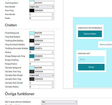 NordicBot utseende editor